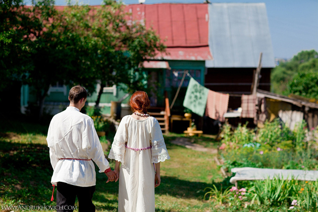 Свадьба в русском народном стиле