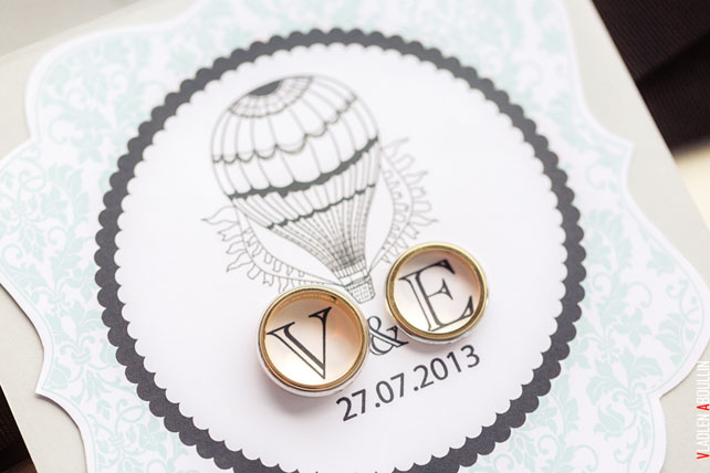 небесная свадьба с воздушными шарами, кольца