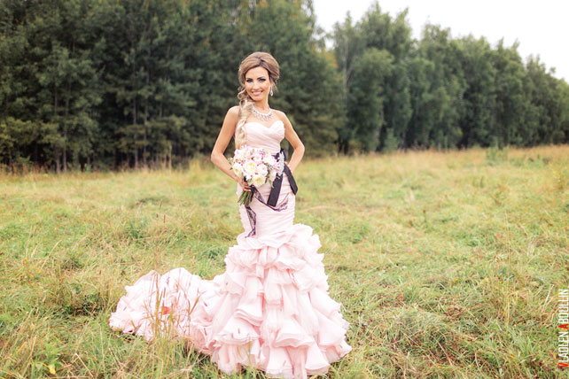 небесная свадьба с воздушными шарами, образ невесты