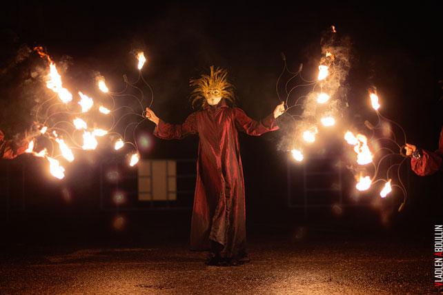 небесная свадьба с воздушными шарами, фаер-шоу