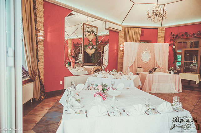 Нежность в розовом цвете, место торжества