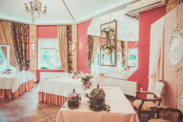 Нежность в розовом цвете, место торжества