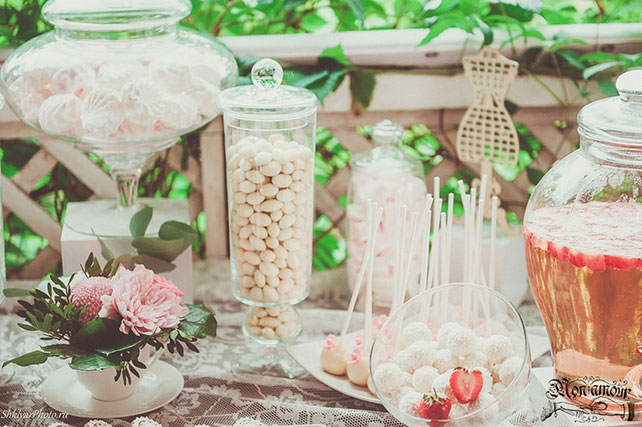 Нежность в розовом цвете, сладкий стол