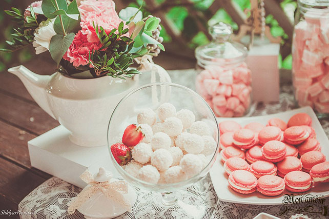 Нежность в розовом цвете, сладкий стол