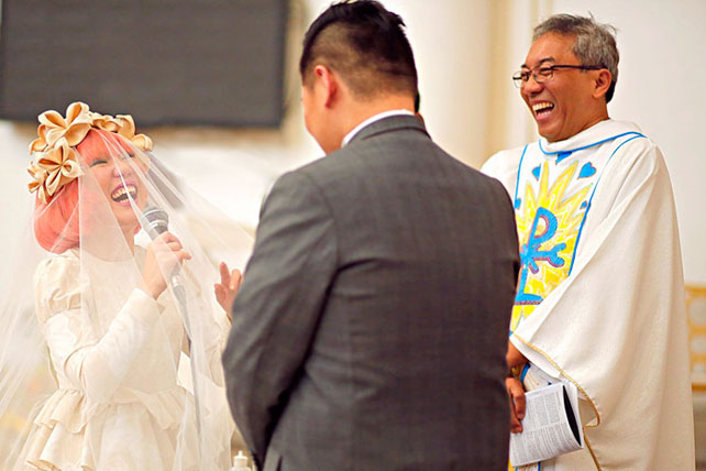 необычная и красивая свадьба