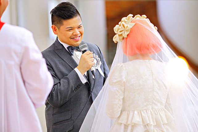 необычная свадьба