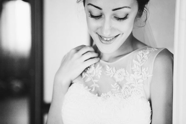 Невероятно чувственная свадьба, макияж невесты