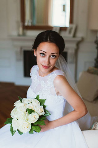 Невероятно чувственная свадьба, образ невесты