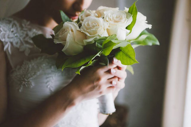Невероятно чувственная свадьба, букет невесты