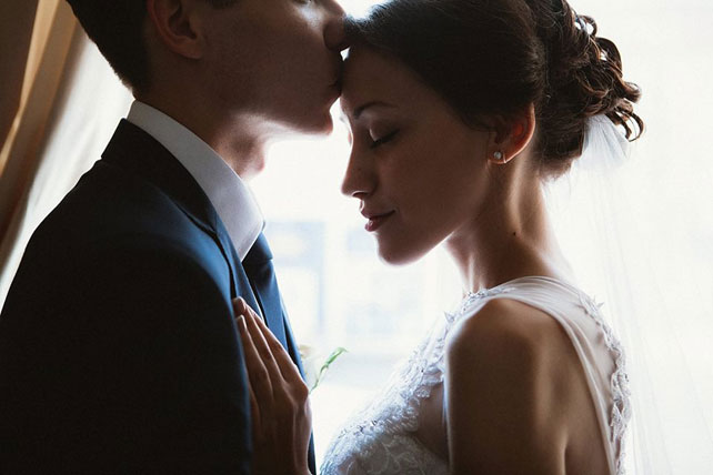 Невероятно чувственная свадьба, жених и невеста