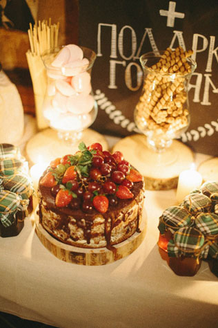 Новогодняя свадьба, сладкий стол