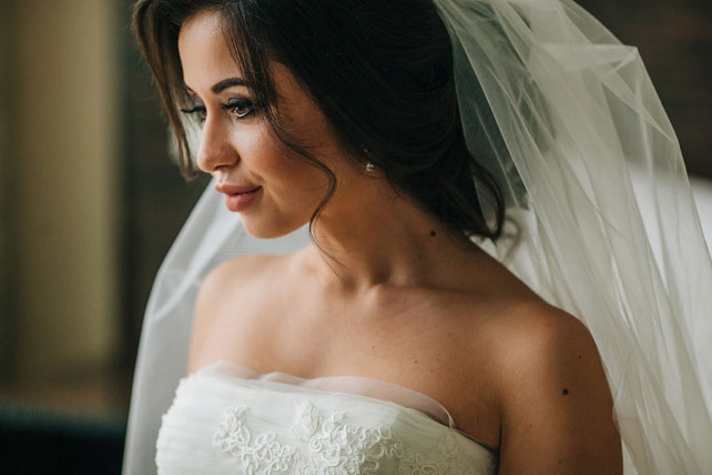 Очаровательная пионовая свадьба Антона и Ольги, образ невесты