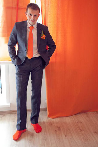 апельсиновая свадьба, образ жениха