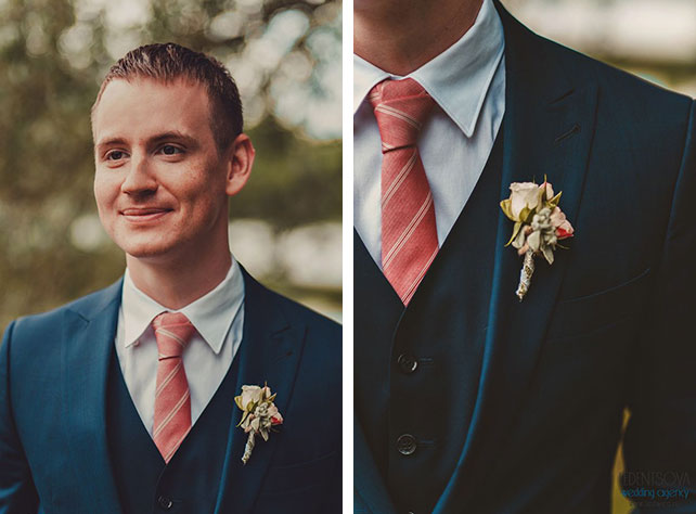 Пионовая свадьба Александры и Константина, образ жениха