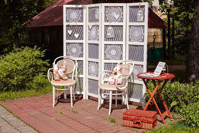 Пионовая свадьба Александры и Константина, оформление фотозоны