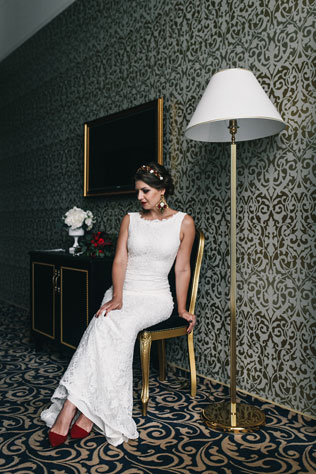 Пленительный цвет Марсала, утро невесты 