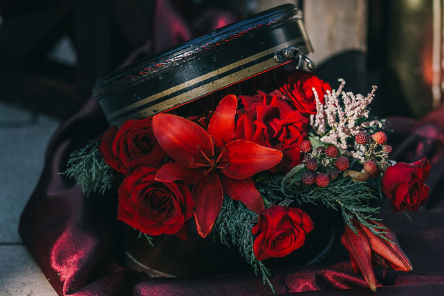 Пленительный цвет Марсала, флористика