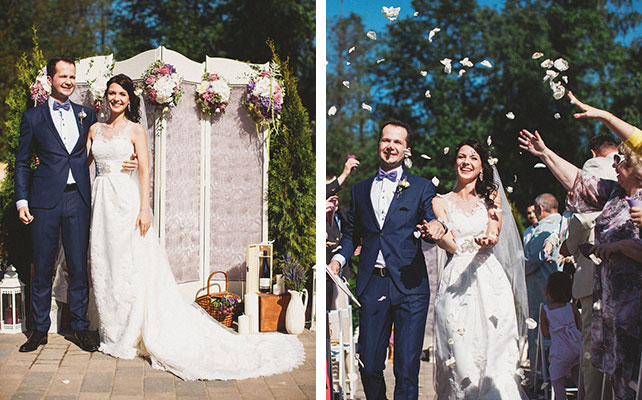 Очарование Прованса, лавандовая свадьба, церемония бракосочетания