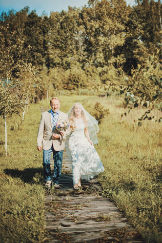 Путешествие с любовью, невеста с отцом