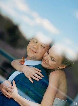 бело-красная летняя свадьба