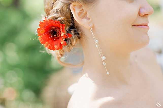 бело-красная летняя свадьба