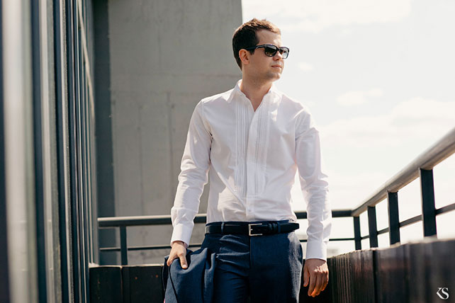 бело-красная летняя свадьба