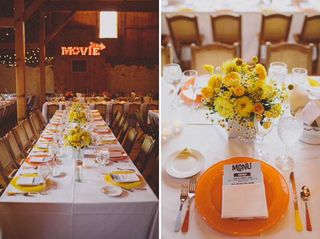 свадебный стол