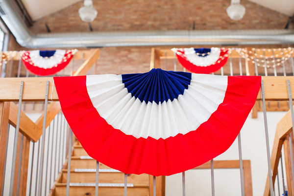 цветной веер