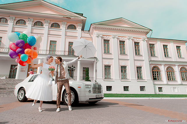 ретро свадьба Романа и Анны