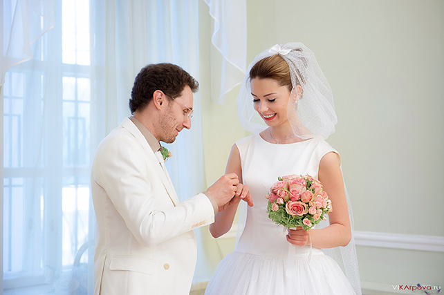 ретро свадьба Романа и Анны