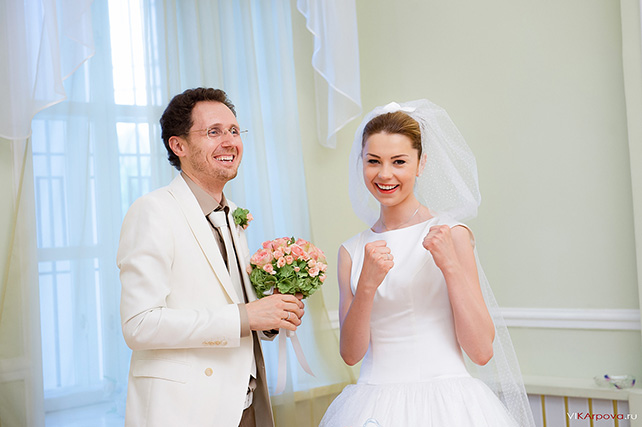 ретро свадьба Романа и Анны