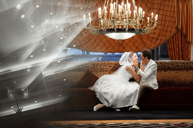 ретро свадьба Романа и Анны