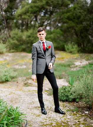 ретро-свадьба в стиле 1950-х, образ жениха