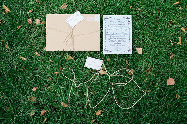 Романтическая свадьба на качелях, свадебная полиграфия