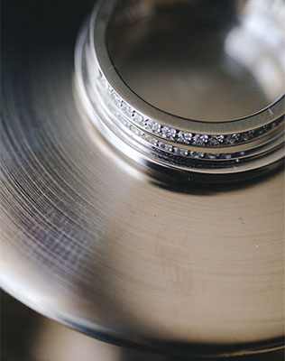 гламурная свадьба с гортензией, кольца