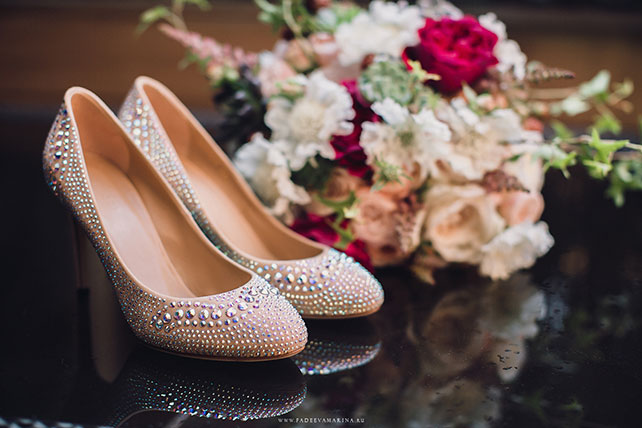 Русско-бразильская свадьба Яны и Арона, туфли невесты