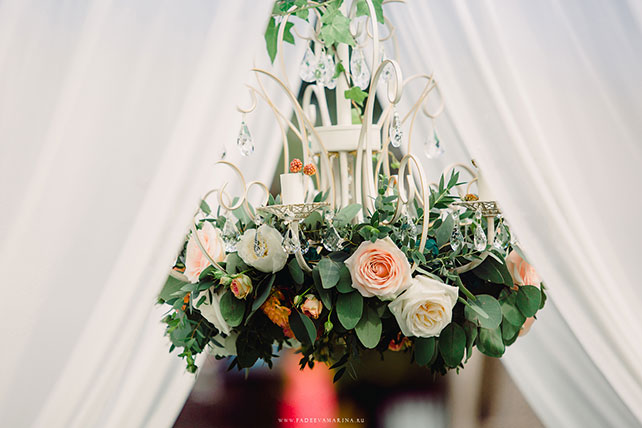 Русско-бразильская свадьба Яны и Арона, декор арки для церемонии бракосочетания