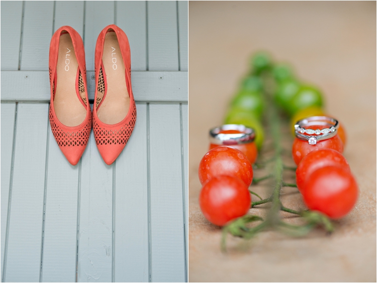 Коралловые туфли и кольца