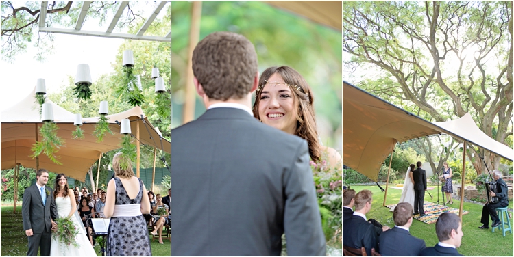 Молодожены после свадебной церемонии