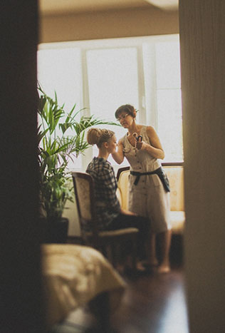 уютная свадьба в стиле рустик, утро невесты