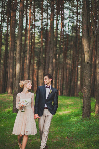 уютная свадьба в стиле рустик, послесвадебная фотосессия