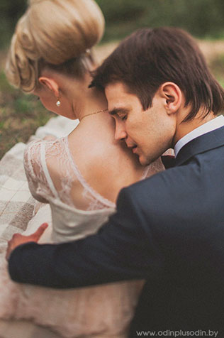 уютная свадьба в стиле рустик, послесвадебная фотосессия