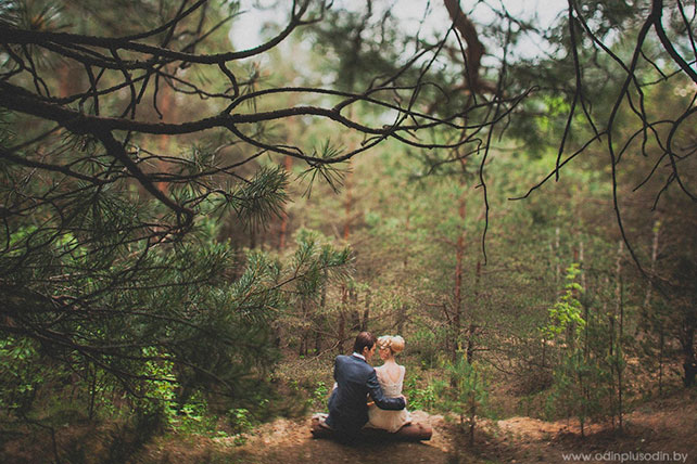 уютная свадьба в стиле рустик, послесвадебная фотосессия