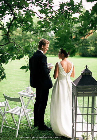 рустикальная свадьба Андрея и Елены, жених и невеста