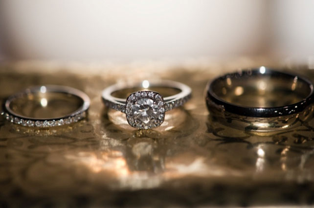 Рождественская свадьба, обручальные кольца