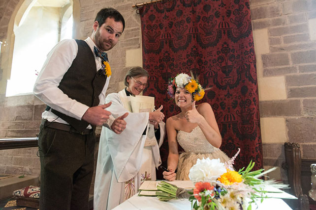 Рустикальная хиппи-свадьба 