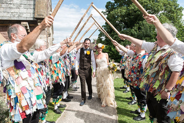 Рустикальная хиппи-свадьба 