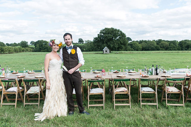 Рустикальная хиппи-свадьба