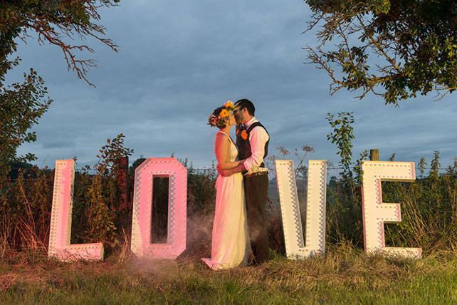 Рустикальная хиппи-свадьба