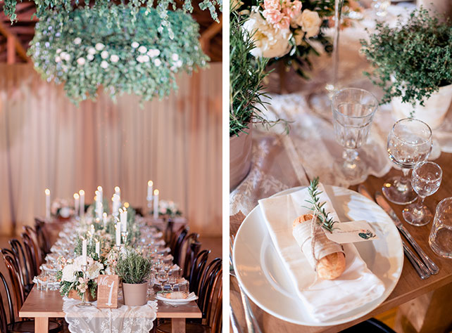 Любовь как кулинарное искусство, декор столов для рустикальной свадьбы